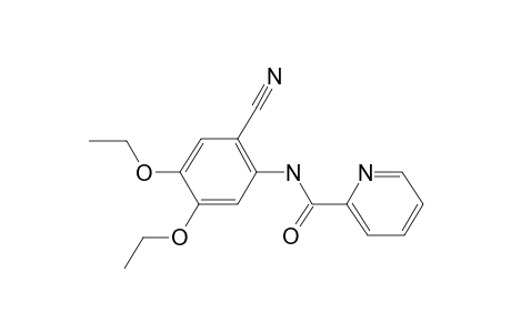 Pyridine-2-carboxylic acid, (2-cyano-4,5-diethoxyphenyl)amide