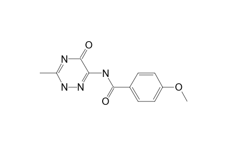 Benzamide, N-(2,5-dihydro-3-methyl-5-oxo-1,2,4-triazin-6-yl)-4-methoxy-