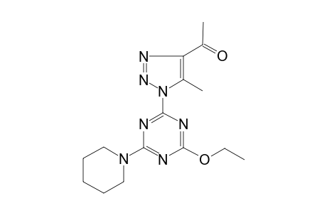 1-[1-(4-Ethoxy-6-piperidin-1-yl-[1,3,5]triazin-2-yl)-5-methyl-1H-[1,2,3]triazol-4-yl]-ethanone