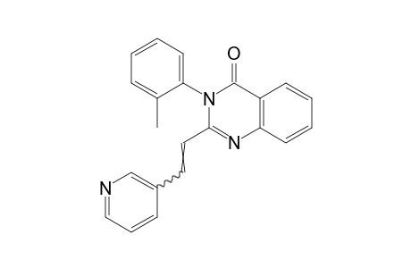 2-[2-(3-pyridyl)vinyl]-3-(o-tolyl)-4(3H)-quinazolinone