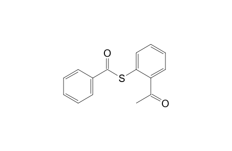 benzenecarbothioic acid S-(2-acetylphenyl) ester