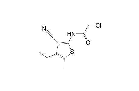 2-chloro-N-(3-cyano-4-ethyl-5-methyl-2-thienyl)acetamide