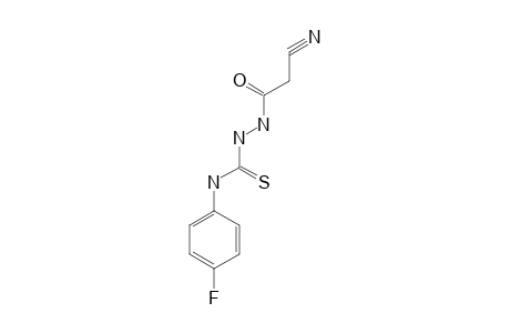 1-(cyanoacetyl)-4-(p-fluorophenyl)-3-thiosemicarbazide