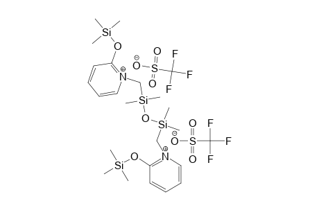 1,1,3,3-TETRAMETHYL-1,3-BIS-(2-TRIMETHYLSILOXYPYRIDINIOMETHYL)-DISILOXANE-DITRIFLATE