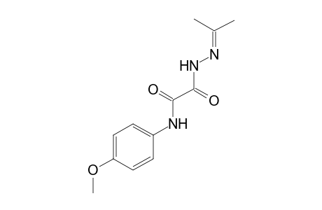 1-isopropylidene-5-(p-methoxyphenyl)semioxamazine