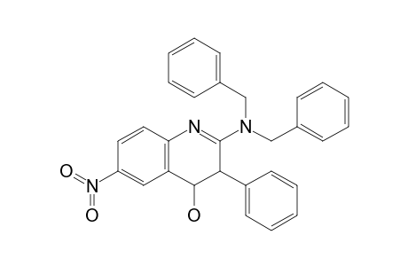 2-[bis(Phenylmethyl)amino]-6-nitro-3-phenyl-3,4-dihydroquinolin-4-ol