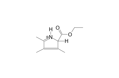 2,3,4-TRIMETHYL-5-ETHOXYCARBONYLPYRROL, PROTONATED