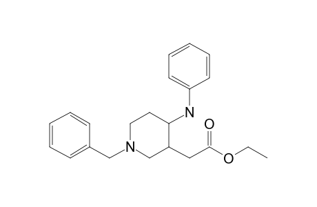 4-Anilino-1-benzyl-3-(ethoxycarbonyl)piperidine