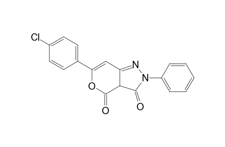 6-(4-Chlorophenyl)-2,3-dihydro-2-phenyl-4-oxo-4H-pyrano[4,3-c]pyrazol-3-one