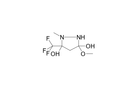 1-METHYL-3-METHOXY-5-TRIFLUOROMETHYL-3,5-DIHYDROXYPYRAZOLIDINE