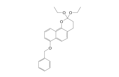 7-(Benzyloxy)-2,2-diethoxy-3,4-dihydro-2H-naphtho[1,2-b]pyran