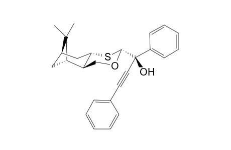 (1S,2R,5R,7S,9R)-5-[(1'S)-1'-Hydroxy-1',3'-diphenyl-2'-propyn-1'-yl)]-10,10-dimethyl-4-oxa-6-thiatricyclo[7.1.1.0(2,7)]undecane