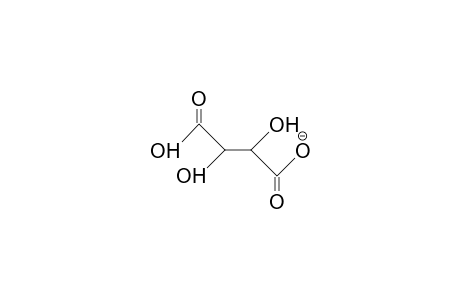 Tartaric acid, anion