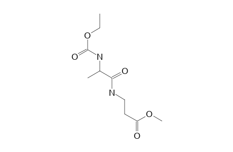 L-ala-.beta.-ala, N-(Ethoxycarbonyl)-, methyl ester