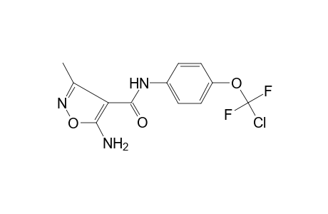 5-Amino-N-[4-[chloro(difluoro)methoxy]phenyl]-3-methyl-1,2-oxazole-4-carboxamide