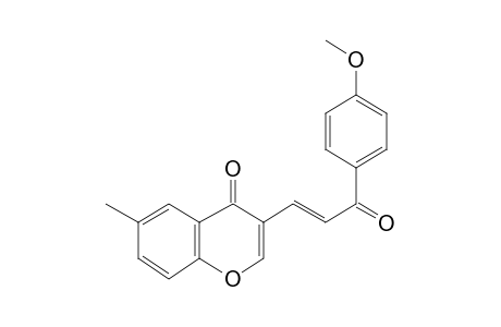 3-[3-(4-Methoxyphenyl)-3-oxoprop-1-en-1-yl]-6-methylchromen-4-one