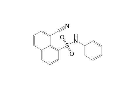 8-Cyano-naphthalene-1-sulfonic acid phenylamide