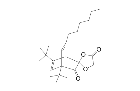 1,5-Di-tet-Butyl-8-n-hexyl-3,3-(oxoethylidenedioxy)bicyclo[2.2.2]octa-5,7-dien-2-one