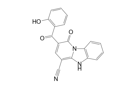 2-(2-Hydroxybenzoyl)-1-oxo-1,5-dihydropyrido[1,2-a]benzimidazole-4-carbonitrile