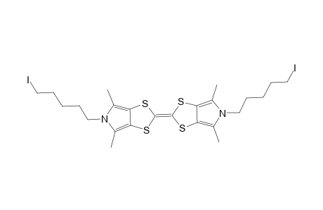 5-(5-iodanylpentyl)-2-[5-(5-iodanylpentyl)-4,6-dimethyl-[1,3]dithiolo[4,5-c]pyrrol-2-ylidene]-4,6-dimethyl-[1,3]dithiolo[4,5-c]pyrrole