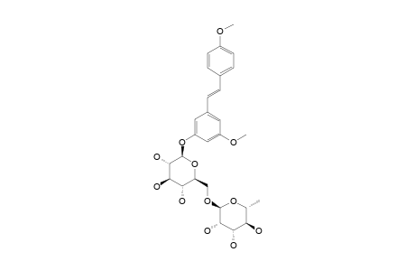 5,4'-DIMETHOXY-(E)-RESVERATROL-3-O-RUTINOSIDE