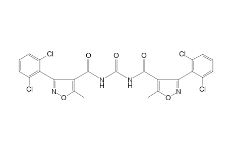 1,3-bis{[3-(2,6-dichlorophenyl)-5-methyl-4-isoxazolyl]carbonyl]urea