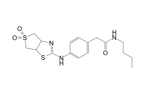 benzeneacetamide, 4-[(3a,4,6,6a-tetrahydro-5,5-dioxidothieno[3,4-d]thiazol-2-yl)amino]-N-butyl-