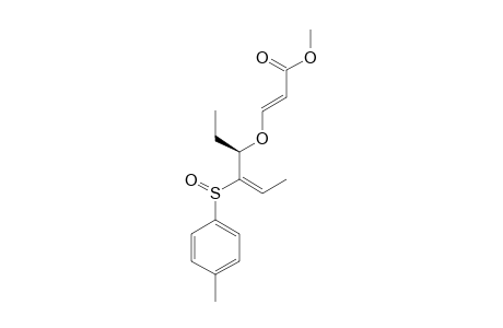 (+/-)-(E)-3-[(E)-4-(S(S))-(PARA-TOLYLSULFINYL)-HEX-4-EN-3-(S)-OXY]-METHYL-ACRYLATE