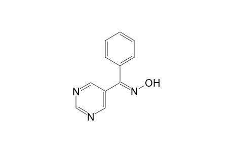 E-Phenyl(5-pyrimidinyl)methanone oxime