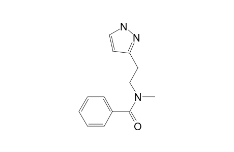 N-methyl-N-[2-(1H-pyrazol-5-yl)ethyl]benzamide