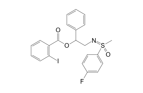 2-(S-Methyl-S-4-fluorophenyl)sulfoximidoyl-1-(phenyl)ethyl 2-iodobenzoate