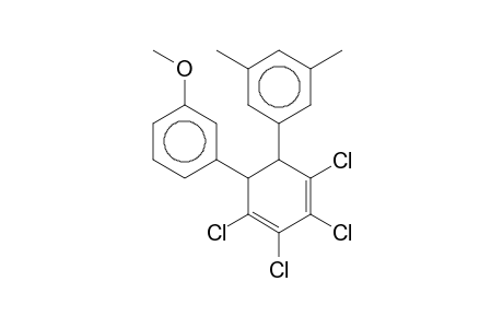 1,3-Dimethyl-5-[2,3,4,5-tetrachloro-6-(3-methoxyphenyl)-2,4-cyclohexadien-1-yl]benzene