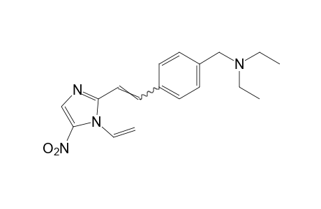 2-{p-[(diethylamino)methyl]styryl}-5-nitro-1-vinylimidazole