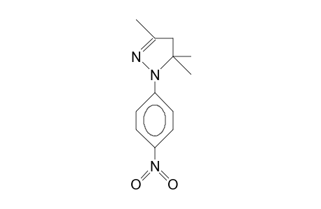1-(p-NITROPHENYL)-3,5,5-TRIMETHYL-2-PYRAZOLINE