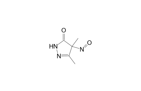 4,5-Dimethyl-4-nitroso-2,4-dihydro-3H-pyrazol-3-one