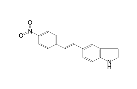 5-[(E)-2-(4-Nitrophenyl)ethenyl]-1H-indole