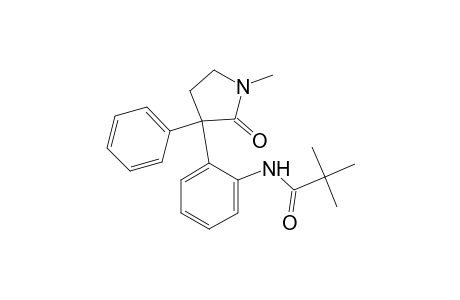 1-METHYL-3-PHENYL-3-(2-PIVALOYL-AMIDOPHENYL)-2-PYRROLIDINONE