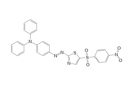 4-[5-(4-Nitrophenylsulfonyl)-2-thiazolylazo]triphenylamine