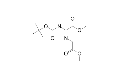 METHYL-2-(TERT.-BUTOXYCARBONYLAMINO)-2-(2-METHOXY-2-OXOETHYLAMINO)-ACETATE;BOC-GLY-[2-(METHOXYCARBONYLMETHYLAMINO)]-OME