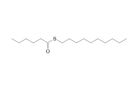 Hexanethioic acid, S-decyl ester