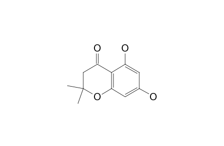 4H-1-Benzopyran-4-one, 2,3-dihydro-5,7-dihydroxy-2,2-dimethyl-