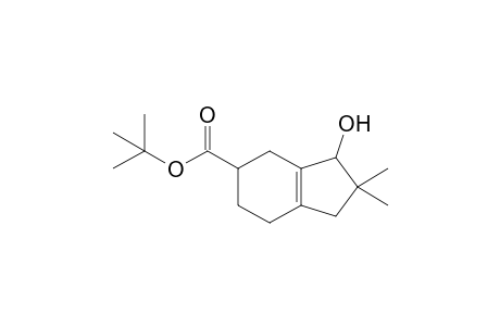 t-Butyl 2,3,4,5,6,7-hexahydro-1-hydroxy-2,2-dimethyl-1H-indene-6-carboxylate