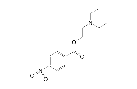 p-nitrobenzoic acid, 2-(diethylamino)ethyl ester