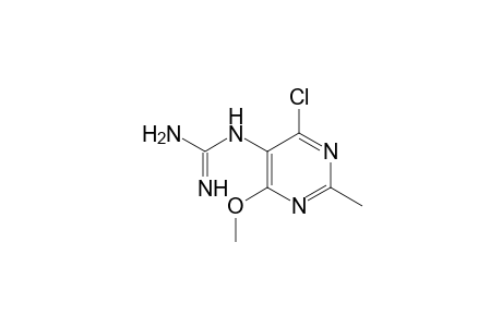 N-(4 -Chloro-6 -methoxy-2 -methylpyrimid-5 -yl) -guanidine