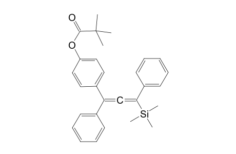 4-(1,3-diphenyl-3-(trimethylsilyl)propa-1,2-dien-1-yl)phenyl pivalate