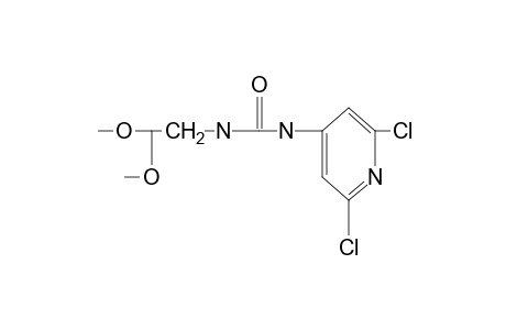 1-(2,6-dichloro-4-pyridyl)-3-(formylmethyl)urea, 3-(dimethylacetal)