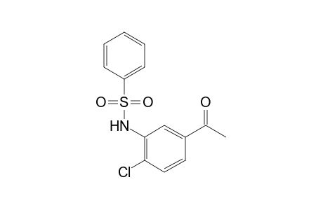 5'-acetyl-2'-chlorobenzenesulfonanilide