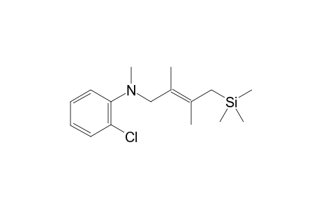 2-chloro-N-[(E)-2,3-dimethyl-4-trimethylsilyl-but-2-enyl]-N-methyl-aniline