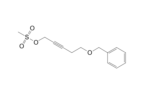 5-Benzyloxypent-2-ynyl methanesulfonate