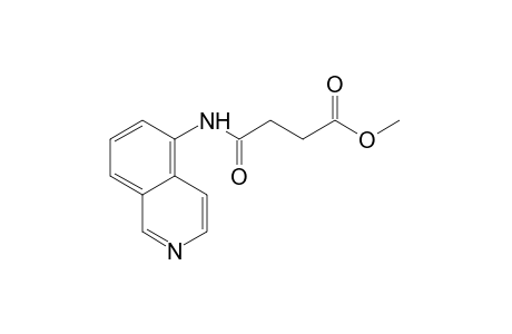 N-(5-isoquinolyl)succinamic acid, methyl ester